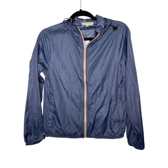 NWT Pac Sun L.A. Hearts full zip navy drawstring windbreaker/workout Lightweight - Picture 1 of 12